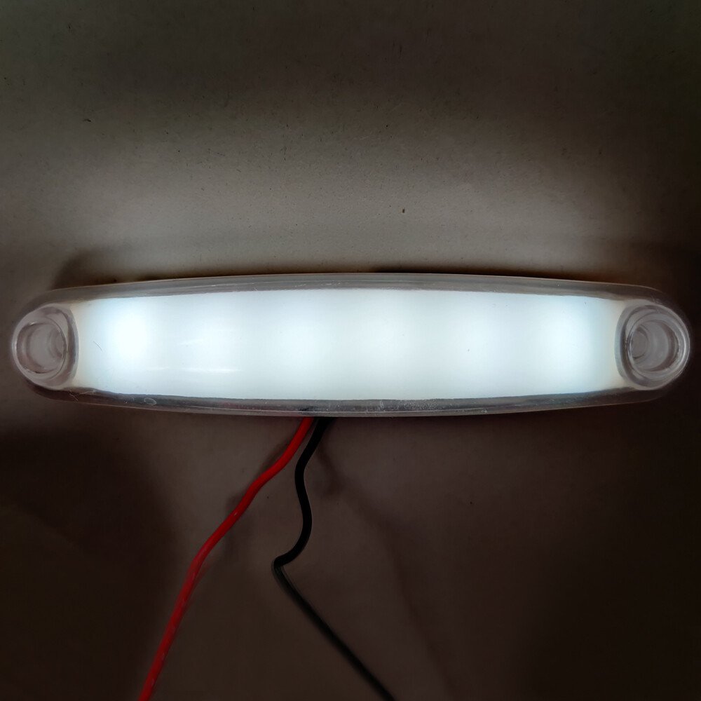 LED-es Neon Effect helyzetjelző lámpa 12/24V 1db - Fehér thumb
