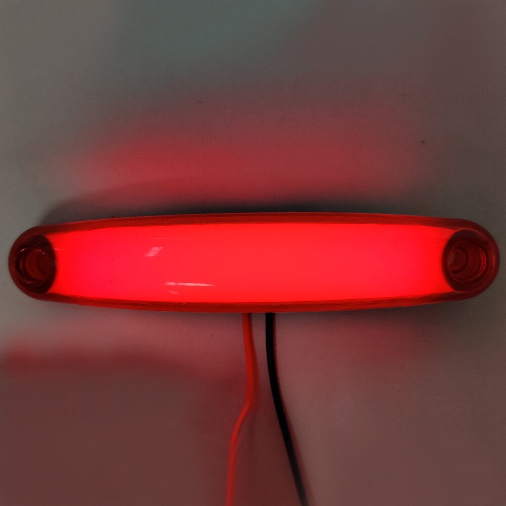LED Neon Effect side light 12/24V 1pcs - Red thumb