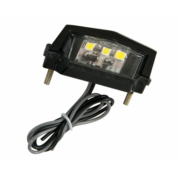 Lampa iluminat numar inmatriculare cu 3 SMD 12V - Alb