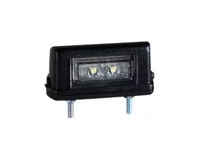 License plate light with LED, Kamar, 12/24V