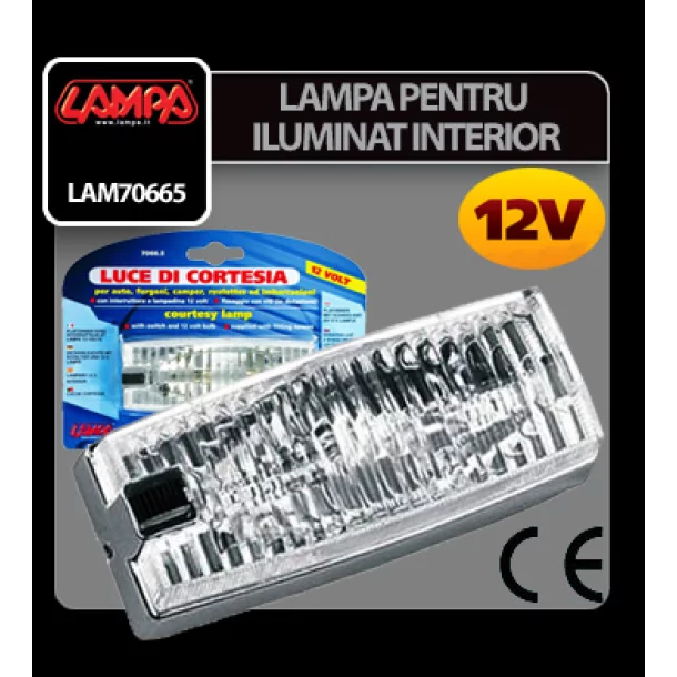 Lampa pentru iluminat interior 12V