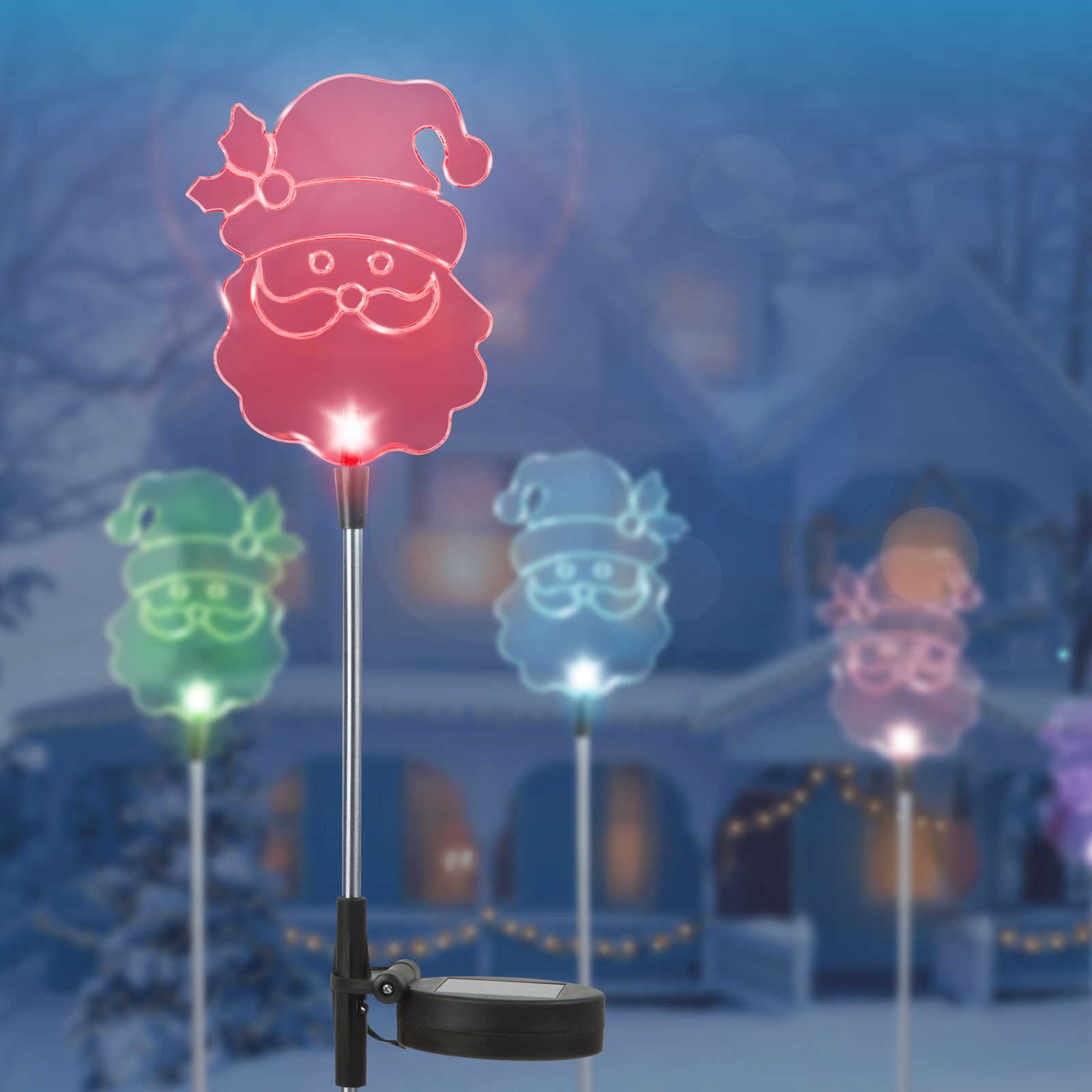 Lampă solară LED - model „Moş Crăciun” thumb