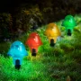 Solar Powered LED Mushroom Light
