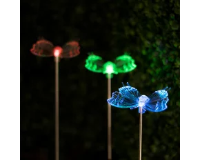 RGB LED solar lamp