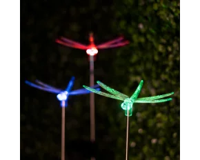 RGB LED solar lamp