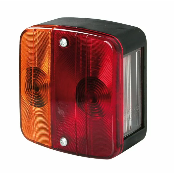 Basic 4 functions tail light 12V Red/Yellow