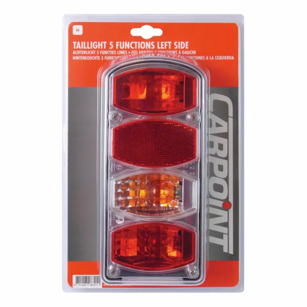 Taillight 5 functions 1 pcs - 12V - Left