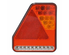 LED rear light 6funtions 185x210mm Carpoint - Right