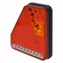 LED rear light 6funtions 185x210mm Carpoint - Right