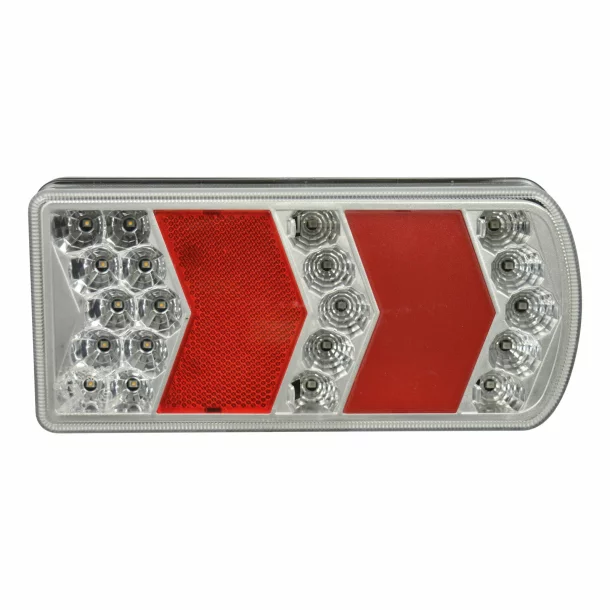 LED rear light 7funtions 227x106mm Carpoint - Right
