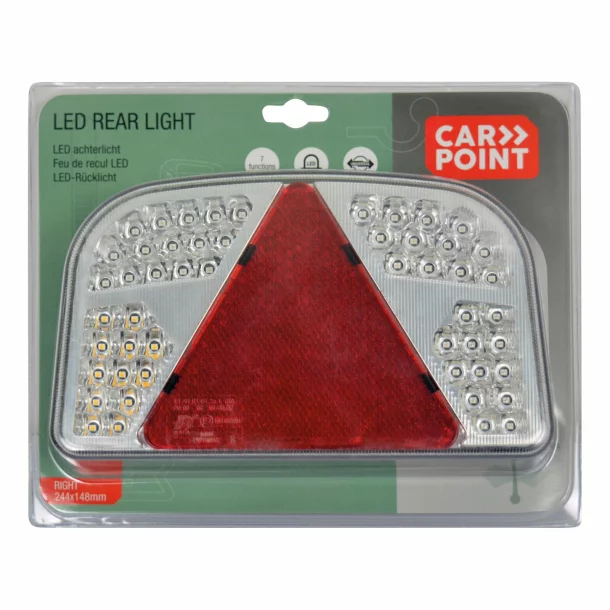 Lampa stop spate LED 7functii 244x148mm Carpoint - Dreapta