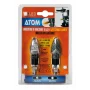 Lampi semnalizare directie mers Atom LED 12V 2buc - Carbon