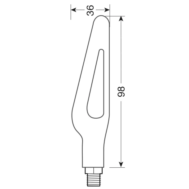 Lampi semnalizare directie mers lumina secventiala Glory SQ LED 12V 2buc