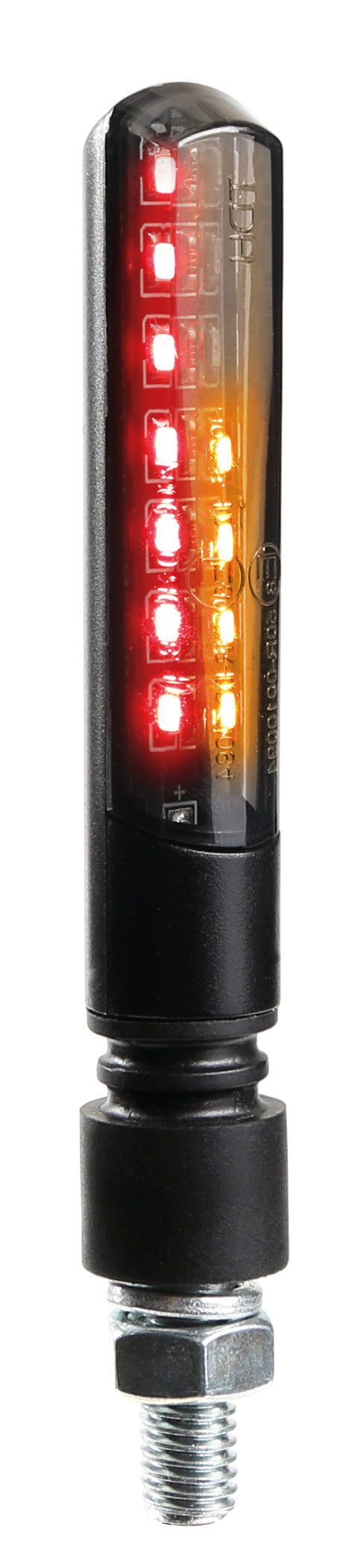 Lampi semnalizare directie mers lumina secventiala si pozitie/frana Line SQ LED 12V 2buc - Spate thumb