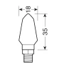 Lampi semnalizare directie mers Micro LED 12V 2buc - Negru