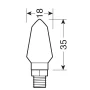 Irányjelzők Micro LED 12V 2db - Fekete