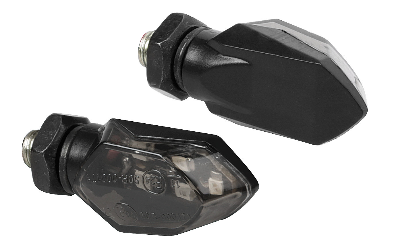 Lampi semnalizare directie mers Micro LED 12V 2buc - Negru thumb