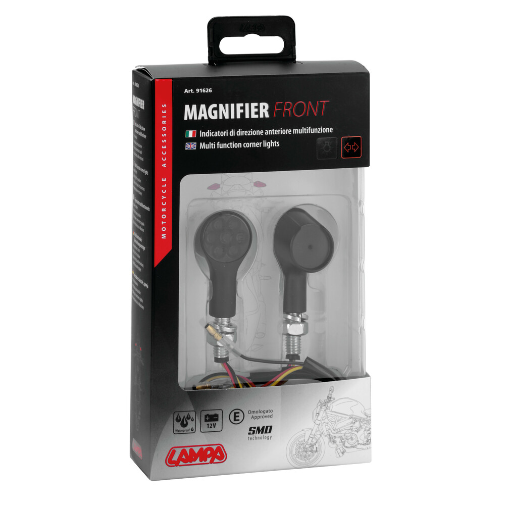 Magnifier Front, led corner lights and front position lights - 12V LED thumb