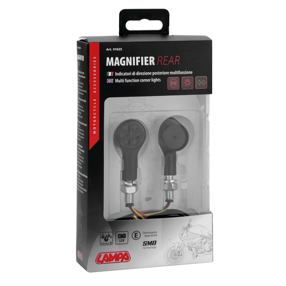 Irányjelzők és helyzetjelző/fék Magnifier LED 12V 2db - Hátsó thumb
