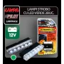 12V-os stroboszkópos LED-es lámpak - Zöld