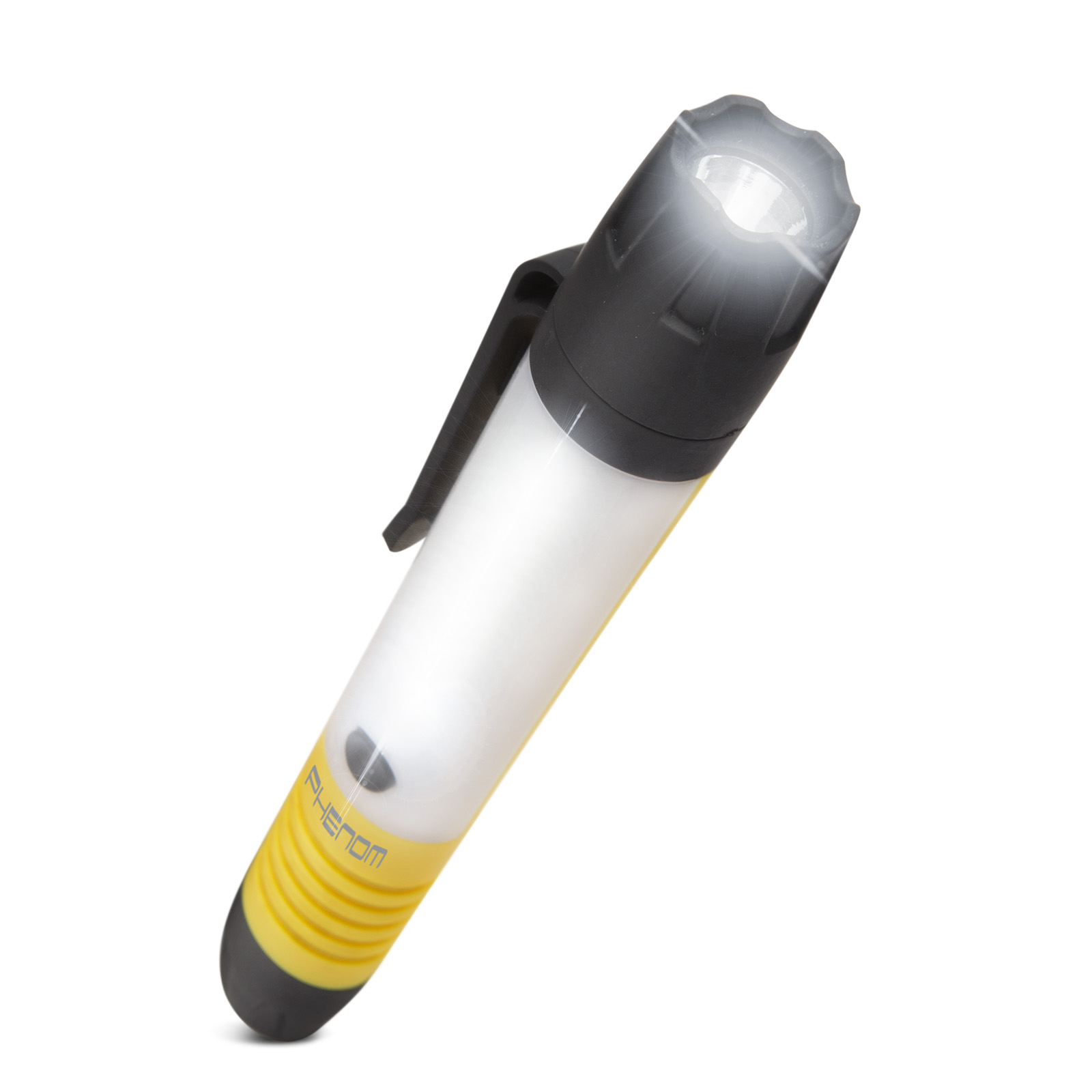 Flashlight with COB LED thumb