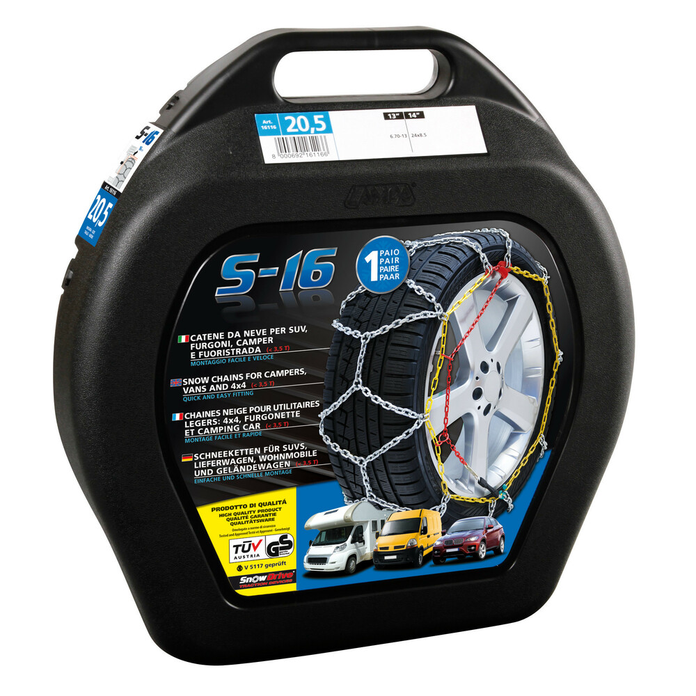 S-16, SUV and vans snow chains - 22 thumb