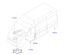 Lonjeron stanga fata Ford Transit 06- 1842331