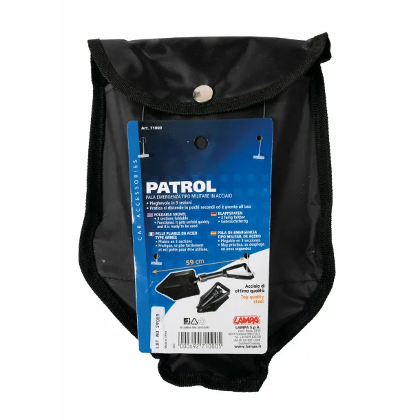 Patrol - fém lapát összehajtható nyéllel