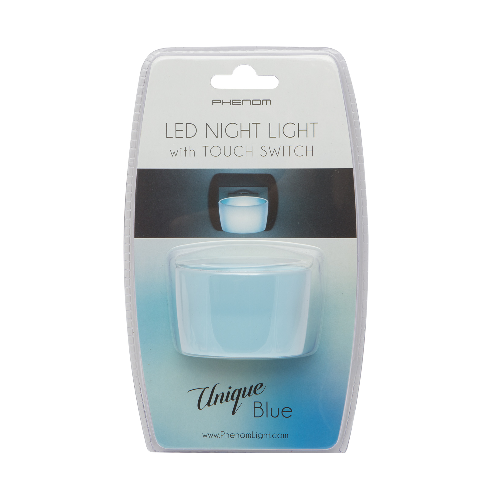 Lumina de veghe LED cu senzor tactil - albastru thumb