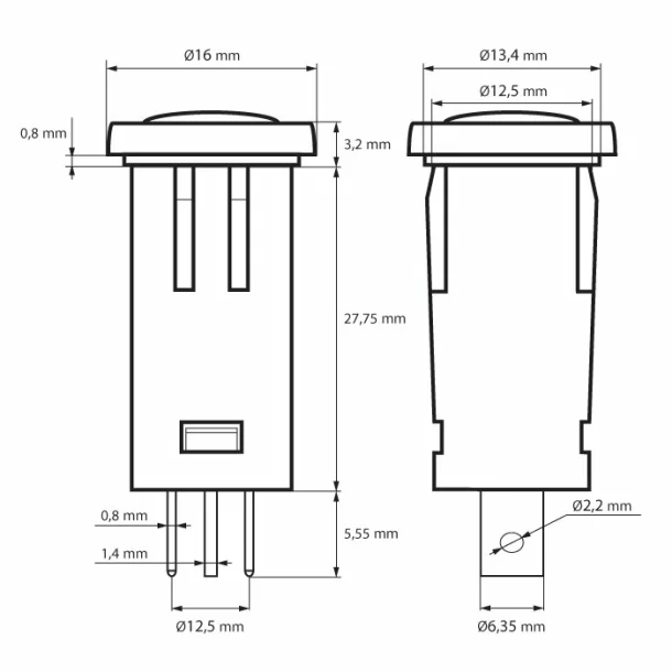 Lumina semnal12V