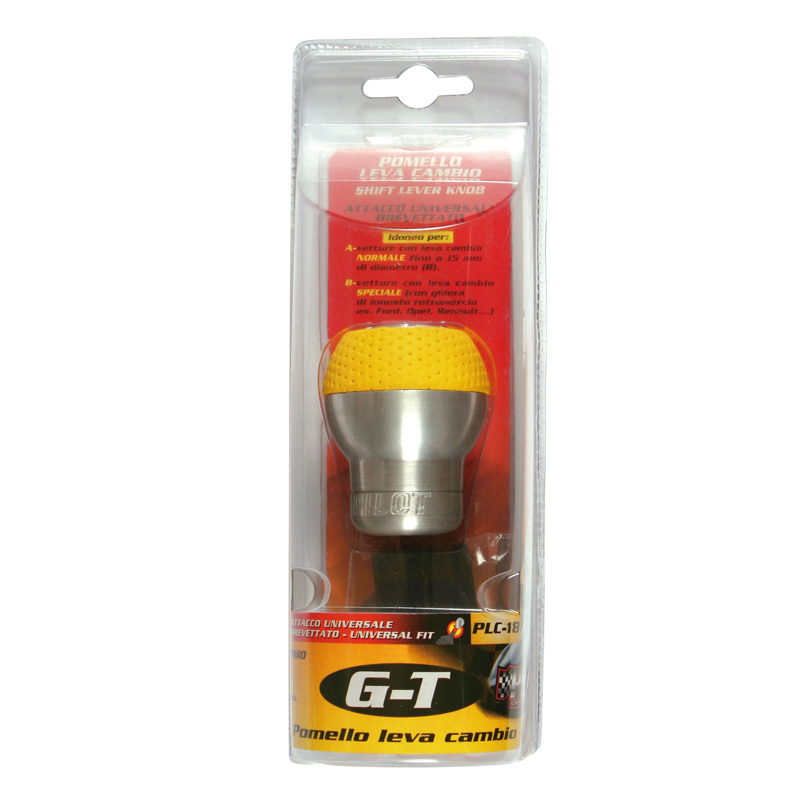 Gear shift knob GT - Yellow thumb