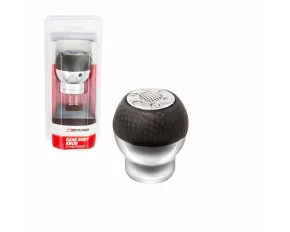 4Cars Carbon fiber imitation gear shift knob round