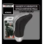 Maner schimbator viteza imitatie piele Lever negru 4Cars