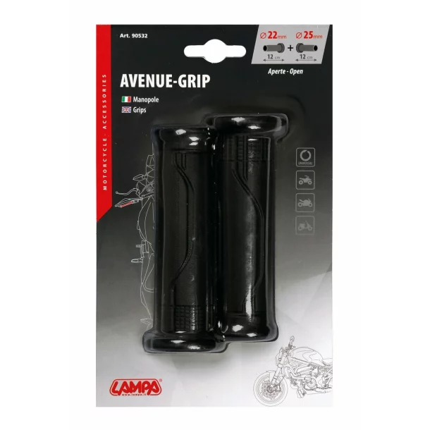 Manere ghidon motocicleta universale Avenue Grip 2buc