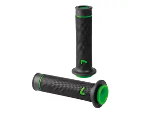 Manere ghidon motocicleta universale Sport-Grip 2buc - Negru/Verde