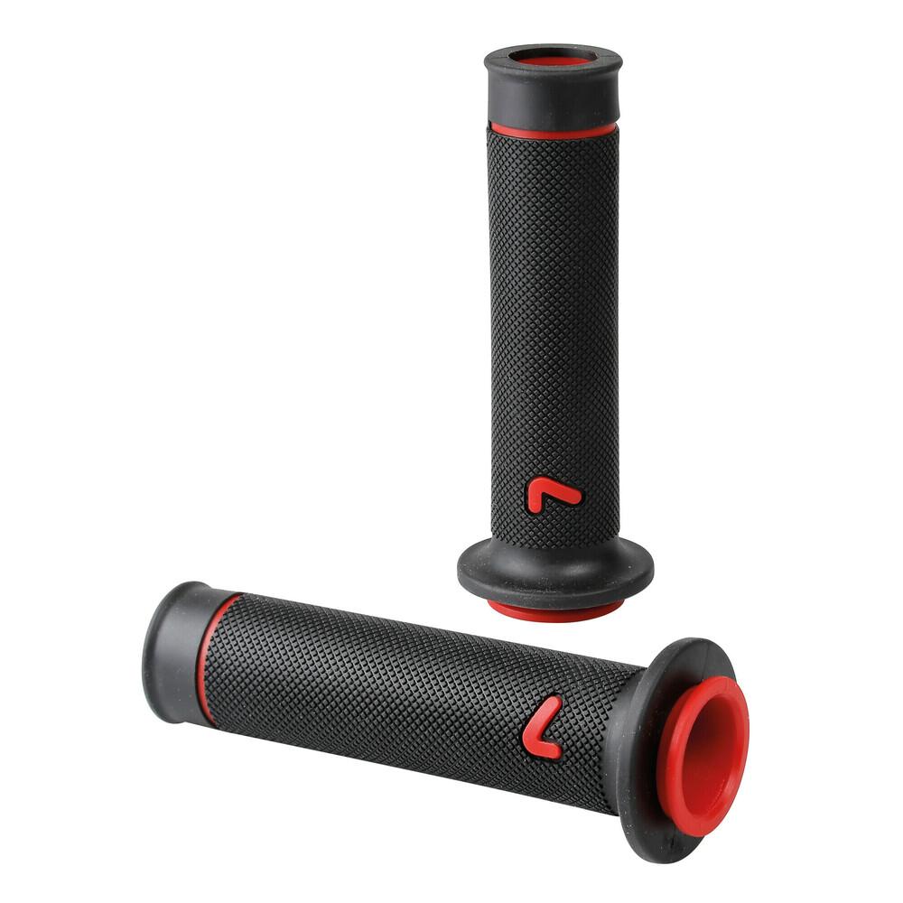 Sport-Grip, universal grips 2pcs - Black/Red thumb