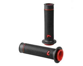 Manere ghidon motocicleta universale Sport-Grip - Negru/Rosu