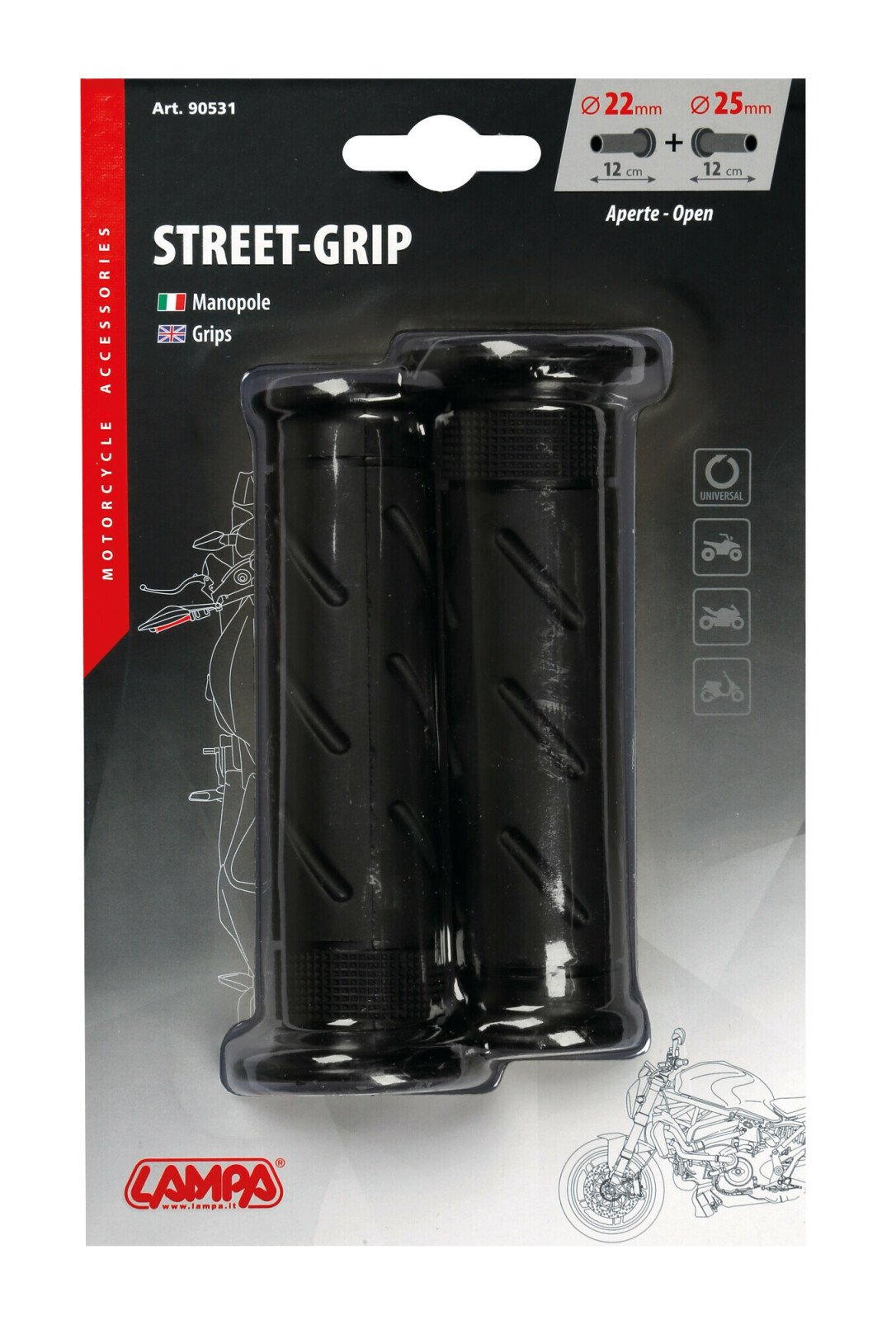 Univerzális markolatok Street Grip 2db thumb