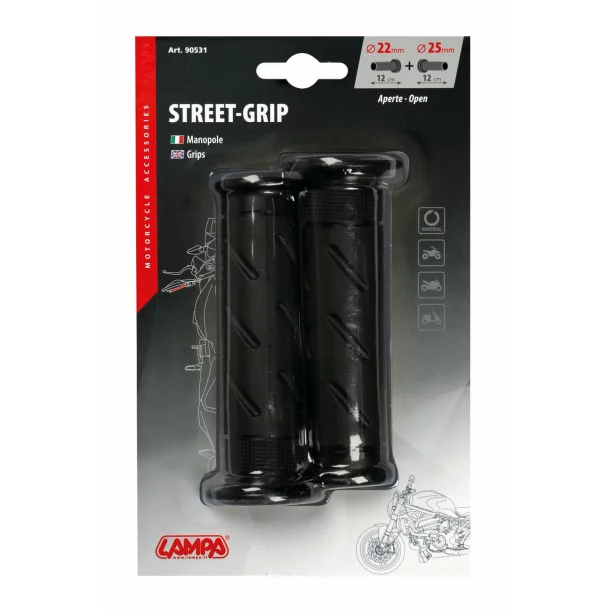 Manere ghidon motocicleta universale Street Grip 2buc-Resigilat,