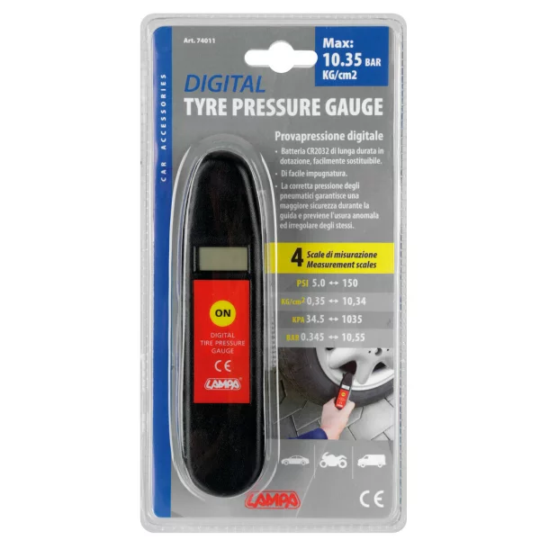 Digital tire pressure gauge Lampa