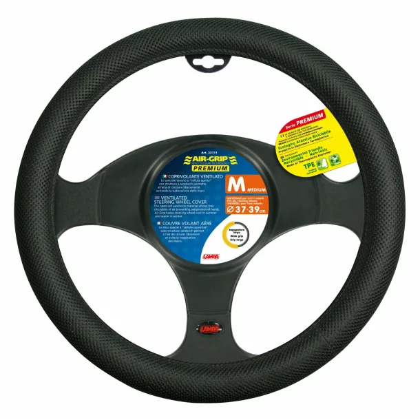 Air-Grip, TPE steering wheel cover - L - Ø 37/39 cm