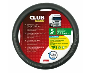 Club premium kamionos kormányhuzat  - S - Ø 42/44 cm - Fekete