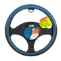 Club, TPE steering wheel cover - M - Ø 37/39 cm - Black/Blue