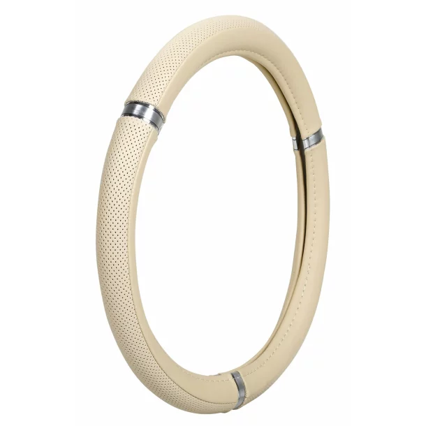 Cromox, TPE steering wheel cover - S - Ø 35/37 cm - Beige