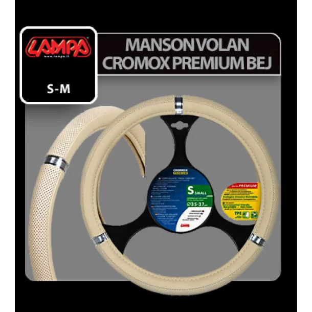 Manson volan Cromox Premium - S - Ø 35/37cm - Bej