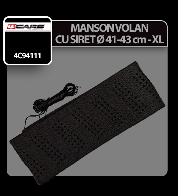 Manson volan cu siret 4Cars - XL - Ø 41/43cm thumb