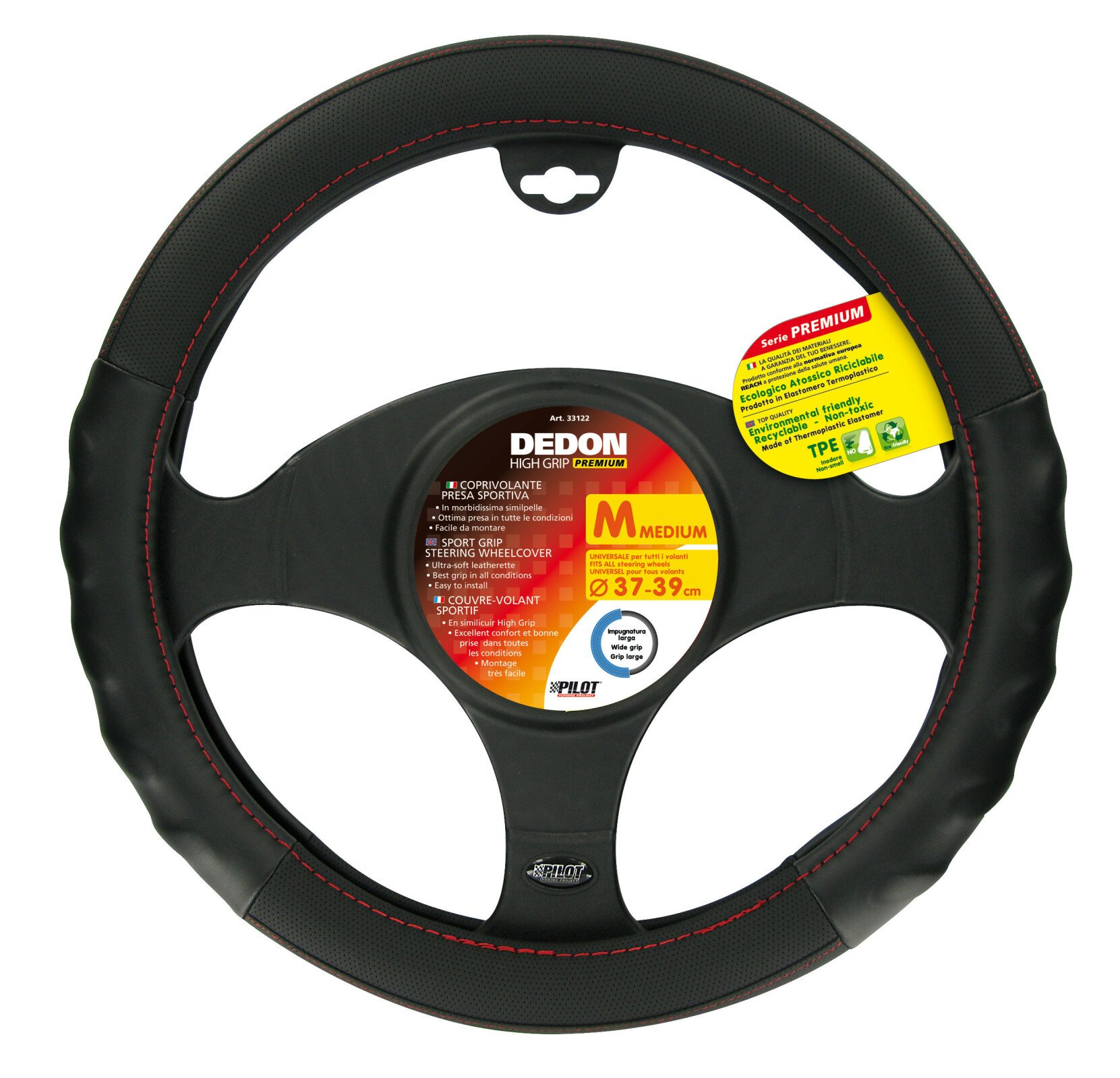 Dedon, TPE steering wheel cover - M - Ø 37/39 cm thumb
