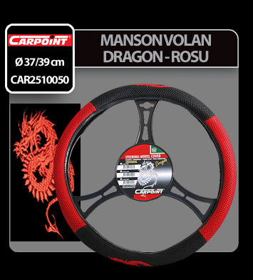 Manson volan Dragon Carpoint - M - Ø 37/39cm - Rosu thumb