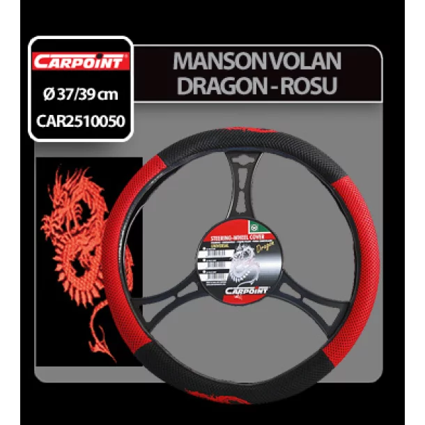 Manson volan Dragon Carpoint - M - Ø 37/39cm - Rosu
