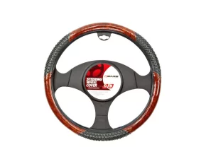 Wood imitation, steering wheel cover - L - Ø 39/41 cm